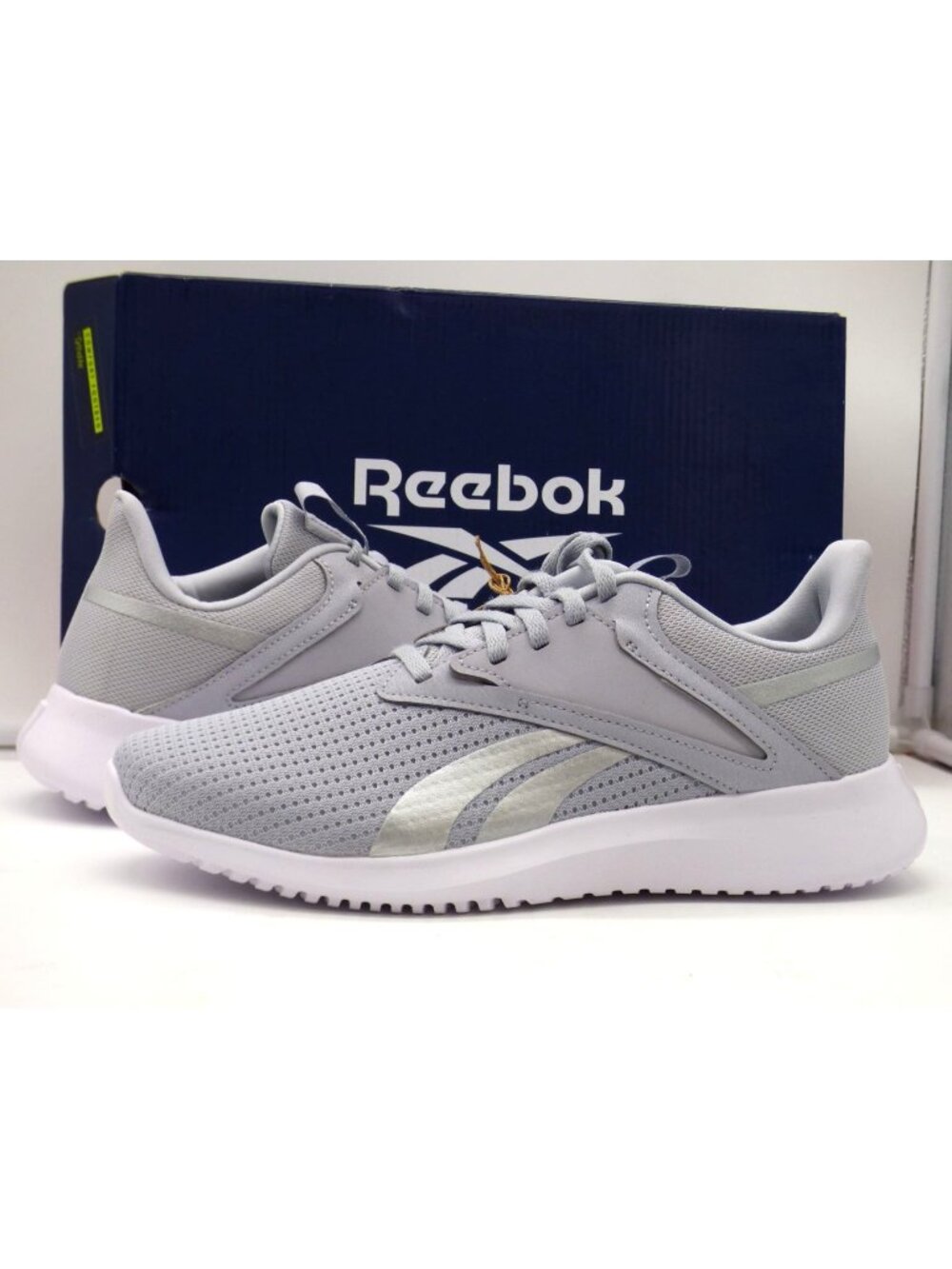 Reebok Fluxlite Women's Training Shoes, Cold Gray/ Silver/ White, Sz. 8.5